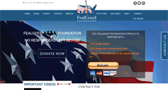 Desktop Screenshot of fealgoodfoundation.com