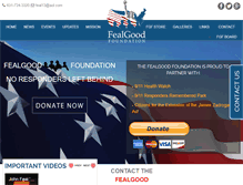 Tablet Screenshot of fealgoodfoundation.com